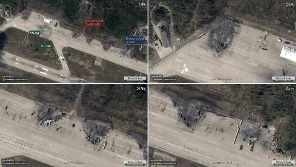 Droni FPV arma strategica - Operazione Spiderweb: 34% dei bombardieri strategici russi distrutti - difesanews.com Droni FPV assetto strategico - Operazione Spiderweb: 34% dei bombardieri strategici russi distrutti - difesanews.com